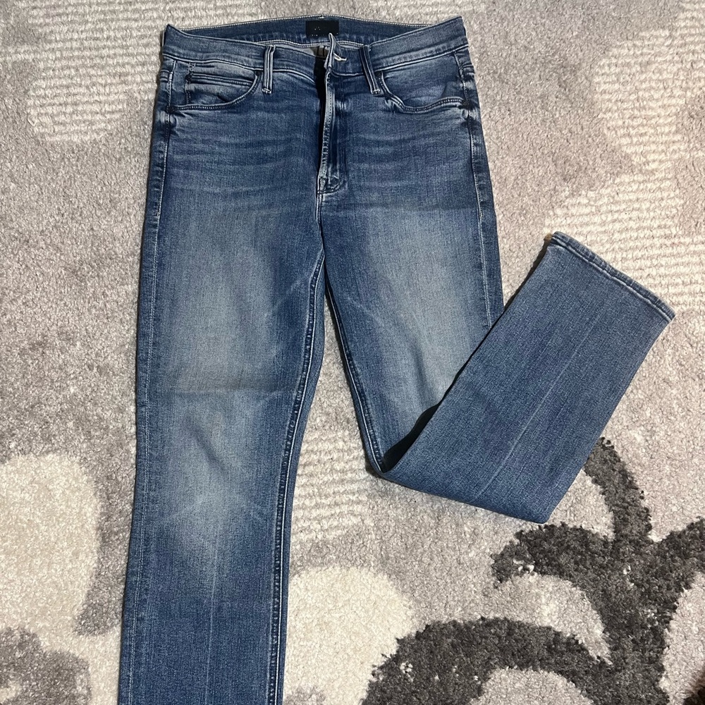 Mother mid rise dazzler jeans